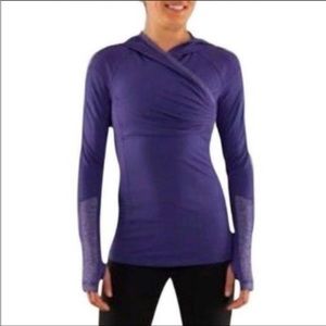 Lululemon Womens Run For Your Life Cross Train Pullover Hoodie Top Active Size 8